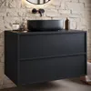 Mobile lavabo Mali 80 cm x 46 cm – Nero opaco – Mobili da Anteprima dell’immagine prodotto 2