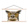 MuchoWow® Textilposter Eule - Vogel - Porträt 60x30 cm mit Produktbild-Vorschau 1