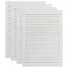 vidaXL Schranktüren Lamellen-Design 4 Stk. Weiß 69x39,4 cm Produktbild-Vorschau 8