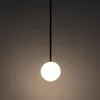 Hängelampe Metall Glas G9 rund D: 12 cm H: max. 96 cm Produktbild-Vorschau 4