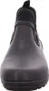 A close-up front view of a black boot. Produktbild-Vorschau