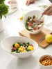 DOWAN 769 ML abgeschrägten Salatschüsseln von 2 Packungen - Produktbild-Vorschau 5