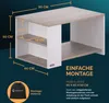 CASARIA® Couchtisch Weiß Eiche Holz mit Stauraum 2 Fächer Produktbild-Vorschau 4