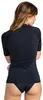 Roxy Rashguard Whole Hearted Shirt Nero: Taglia S: S Anteprima dell’immagine prodotto 3