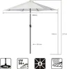 Sekey Sonnenschirm 300cm Marktschirm mit Kurbel, Produktbild-Vorschau 7