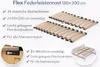 Federleistenrost 120x200 cm – 34 Buchenleisten, 2× 60x200, Produktbild-Vorschau 2