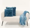 Dutch Decor Kissenbezug Fluffy 60x60 cm Blau Produktbild-Vorschau 3