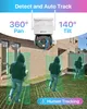 ZOSI 4MP 2,5K Überwachungskamera Aussen WLAN, 355°/140° Produktbild-Vorschau 4