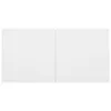 A plain white background with a white TV cabinet divided into two sections. Produktbild-Vorschau