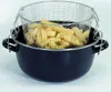 KARL KRÜGER Topf emailliert für Pommes Frites blau 120862 Anteprima dell’immagine prodotto 3