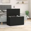 vidaXL Úložná truhlica čierna 84x42x46 cm Materiál drevo Náhľad obrázku produktu 3