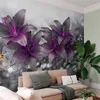 Vlies Fototapete - Secret of the Lily 350x245 cm Blumen Produktbild-Vorschau 1