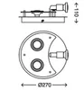 Briloner plafoniera Faretto LED 3x3W GU10 lampada da Anteprima dell’immagine prodotto 6