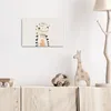 Leinwand Bilder 30x20 cm - Kinder Beige - Dinosaurier, Produktbild-Vorschau 4