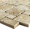 Naturstein Travertin Mosaikfliesen LaGrange Braun Produktbild-Vorschau 1