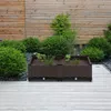 Relaxdays Pflanzkübel, Rattan-Optik, HBT: 38x80x40 cm, Produktbild-Vorschau 2
