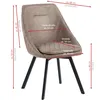 Essstuhl Drehstuhl Esszimmerstuhl Designstühle Produktbild-Vorschau 5