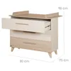 Fasciatoio Sidney in legno di roba con piano fasciatoio Anteprima dell’immagine prodotto 6