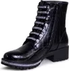 topschuhe24 1904 Damen Stiefeletten Worker Biker Boots Produktbild-Vorschau 2