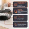 SalesFever Couchtisch rund Ø 86 cm | Klarglasplatte 10 mm | Produktbild-Vorschau 4