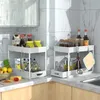 2 ks bílý kuchyňský organizér Náhled obrázku produktu 4