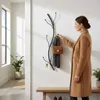 DanDiBo Wandgarderobe Metall Schwarz 93861 Flora Garderobe Produktbild-Vorschau 7