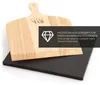 DOLCE MARE Pizzastein schwarz Inkl. Holz-Pizzaschieber - Produktbild-Vorschau 4