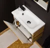 Quentis Badmöbel Gäste-WC FAROS, Breite 50 cm, Eiche Natur, Produktbild-Vorschau 3