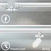 Sistema di binari Briloner Rail, set iniziale, 4x punti Anteprima dell’immagine prodotto 4