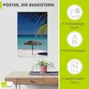ARTland Poster Sonnenschirm am Strand Größe: 40x60 cm Produktbild-Vorschau 2