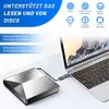 Externe CD DVD Laufwerk, Portable DVD/CD Brenner mit USB Produktbild-Vorschau 6