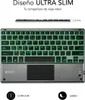 SUBBLIM TECLADO SMART BACKLIT TOUCHPAD BLUETOOTH GREY, Náhled obrázku produktu 3
