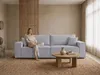 VENASI Schlafsofa mit Schlaffunktion Hugo, Grau Cordstoff Produktbild-Vorschau 3