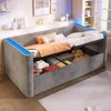 Merax daybed 90x200 cm con illuminazione LED, divano letto Anteprima dell’immagine prodotto 4