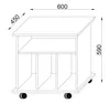 VCM Holz Beistelltisch | Couchtisch schlicht | Sofatisch Produktbild-Vorschau 4