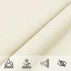 vidaXL Tente d'ombrage crème 6 x 2,5 m 100 % polyester Voir les images du produit 6