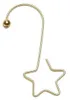 Christbaumkugel Aufhänger Sternform 5cm Gold Metall 36 Produktbild-Vorschau 2