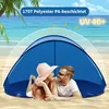 Duhome beach shell pop up beach tent sunshade, UV a ochrana Náhled obrázku produktu 5