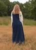 Mittelalter Überkleid, Surcot Andra, dunkelblau - Produktbild-Vorschau 2