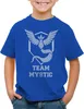 BaumwolleCloud Team Mystic Kinder T-Shirt Team Blau Blue Produktbild-Vorschau 1
