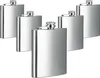 relaxdays 5 x Flachmann aus Edelstahl 200 ml Produktbild-Vorschau 1
