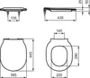 Sedile per WC Ideal Standard Connect Air Sandwich E036501 Anteprima dell’immagine prodotto 7