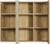 An empty, open cabinet with multiple shelves. Produktbild-Vorschau