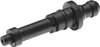 A black plastic component, possibly a hose connector or fitting, is shown against a white background. Produktbild-Vorschau