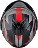 Bogotto FS-X600 Vyda Klapphelm, schwarz matt/grau/rot, S Produktbild-Vorschau 5