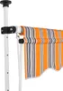 vidaXL Tenda da sole retrattile a mano 300 cm a righe Anteprima dell’immagine prodotto 8