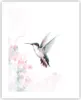 Poster - Poster ohne Rahmen - Kolibri Aquarell Licht - Produktbild-Vorschau 1
