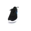 A single black and blue Nike running shoe is shown from the front on a white background. Produktbild-Vorschau