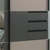Schwebetürenschrank Kleiderschrank 270 cm 3-türig Produktbild-Vorschau 4