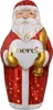 Dutá figurka Merci Father Christmas z jemné mléčné čokolády Náhled obrázku produktu 4